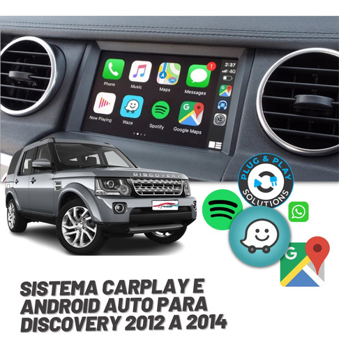 Carplay Android Auto Land Rover Discovery 4 2012 2013 2014