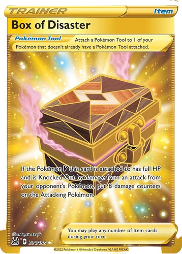  Carta Pokemon Box Of Disaster (secret) - Swsh11