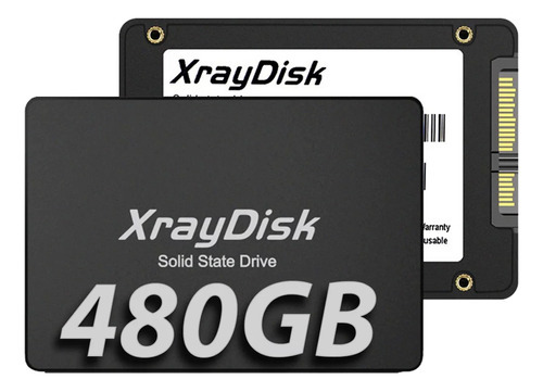 Ssd Xraydisk Sata 480gb Cor Preto
