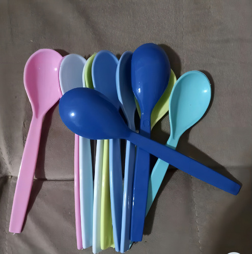 Kit De Colher Infantil Merenda Escola Bebe Creche Resistente