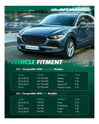 Ventilador De Enfriamiento Del Radiador Scitoo Para Hyundai