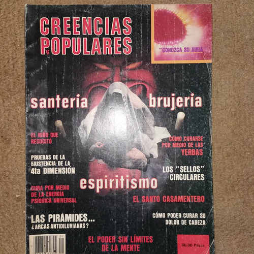 Revista Creencias Populares Santeria, Brujeria #1