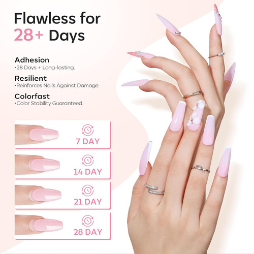 Modelos Kit De Uñas Acrílicas, Juego De Polvo Acrílico Y Líq