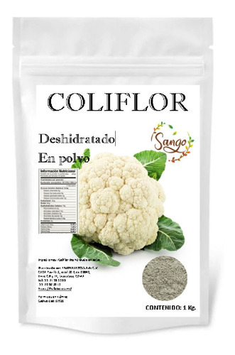 1 Kilo De Coliflor Deshidratada En Polvo