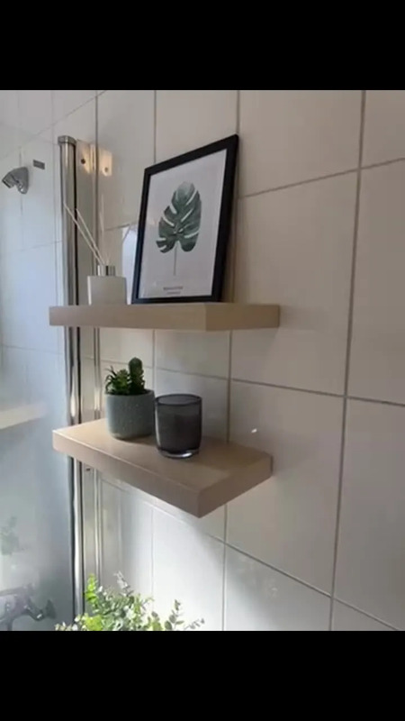 Vista previa: Contenido de cliente de Repisas flotantes de MDF · Set de 2