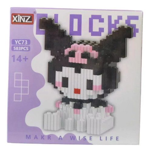 Mini Bloques Para Armar Figura Kuromi Juguete Regalo
