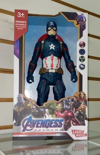 Muñeco Marvel Avengers Capitan America 30cms