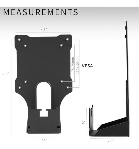 Soporte Vesa Para Dell S2340l/s2440l/s2340m/s2240l/s2240m -