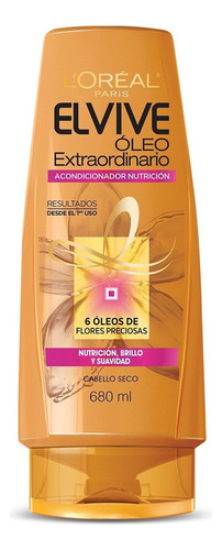 Acondicionador Elvive L'oréal Óleo Extraordinario 680ml