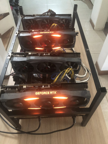 Rig Mineria Poco Uso - 4 Placas Rtx 3090 - 500 Mh/s