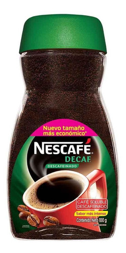 Café Nescafé® Decaf Frasco X 100 Gr - G - G A $162