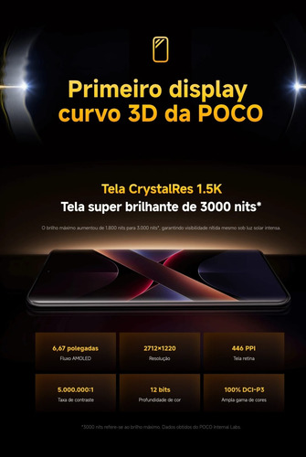 Xiaomi Pocophone Poco X7 5g 512gb 12gb Ram----2025 Preto