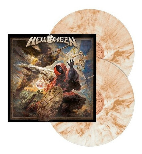 Lp Duplo Helloween 2021 Gatefold Brown Cream Marbled Vinil