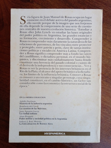 Imagen 2 de 4 de Juan Manuel De Rosas - John Lynch