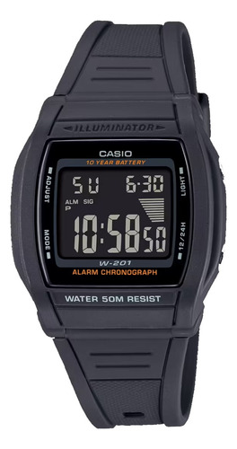 Reloj Casio W-201-1bv Original