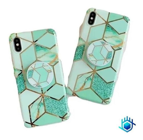 Imagen 2 de 9 de Funda Geometria +pop iPhone Mujer Hombre Dama Protector Case