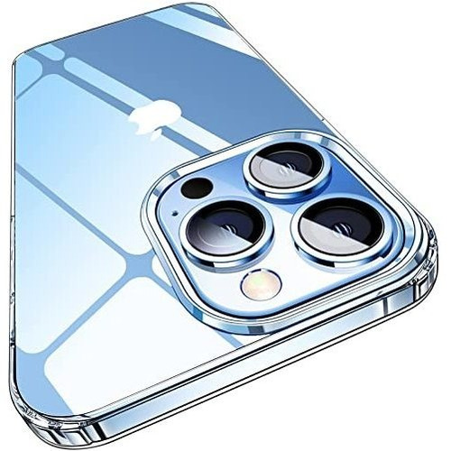 Funda Para iPhone 13 Pro Transparente De Policarbonato Tpu