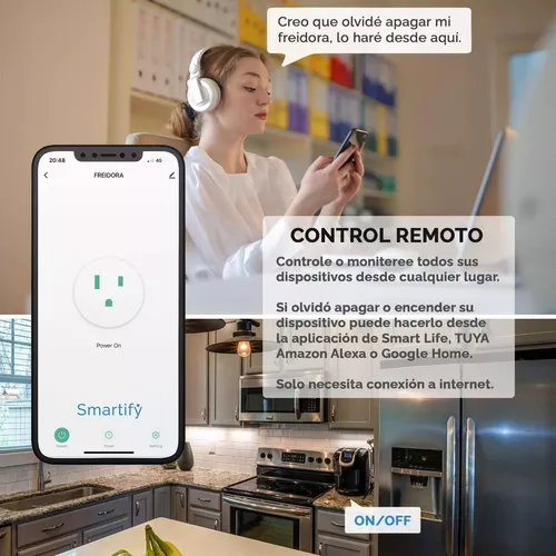 Enchufe Inteligente Wifi Para Alexa Y Google Home 4pz