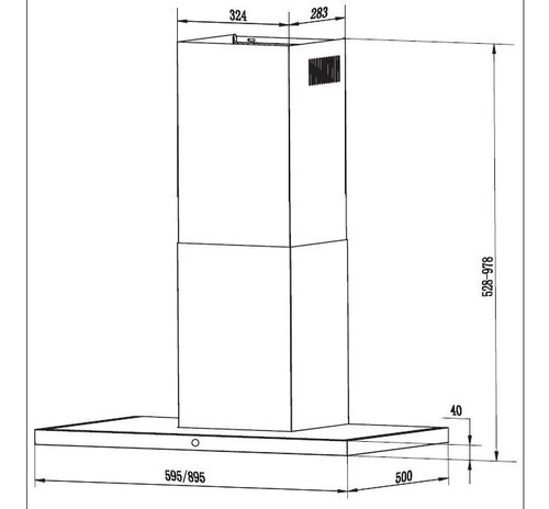 Imagen 2 de 4 de Campana Spar Franke Recta Soft 60 Cm Extractor Cocina 60 Cm