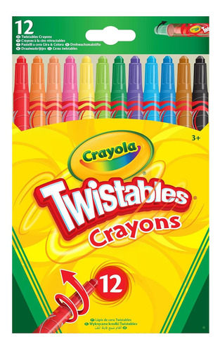 Crayola Crayones Twistables 12 Colores Multicolor