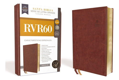 Biblia Rvr1960 Serie 50 Let. Grande Tam. Manual Imit. Piel 