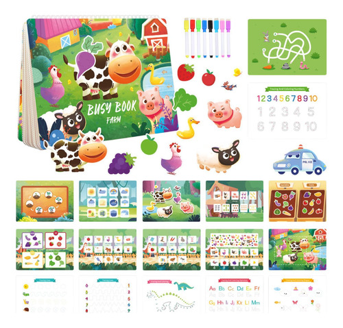Libro De Calcomanías Para Niños Libros De Tema De