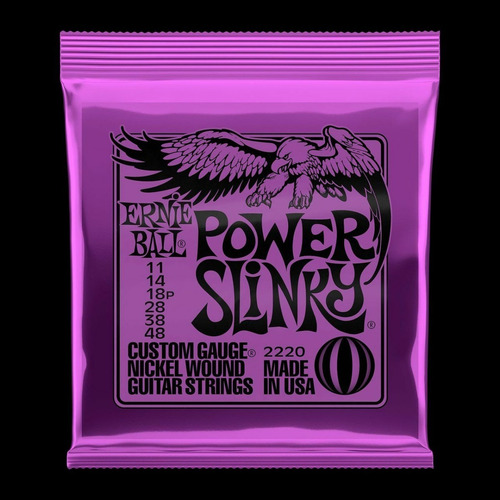 Imagem 2 de 5 de Encordoamento Ernie Ball Power Slinky 011 Guitarra 2220