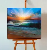 Comprar Cuadros Pinturas Para Decorar Ambientes. Medidas 40x40 Cm. 