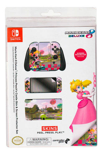 Skin Y Protector Set Nintendo Switch - Mario Kart 8 Princess