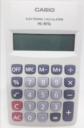 Calculadora Casio Hl815lwe 8 Dígitos De Bolsillo Portatil