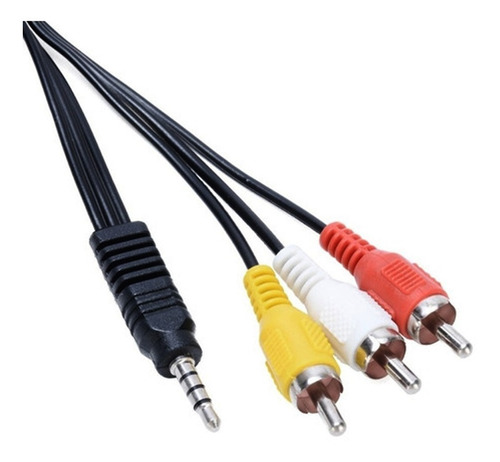 Cable Mini Plug 3.5mm A 3 Rca Macho 1.8 Metros Para Tv