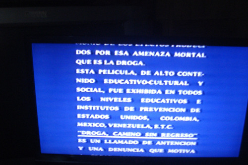 Vhs Droga Viaje Sin Regreso ( Droga Sterco Di Dio, 1989) (Usado)