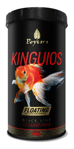 Poytara Kinguios Floating Black Line - 400g - Ração Peixes