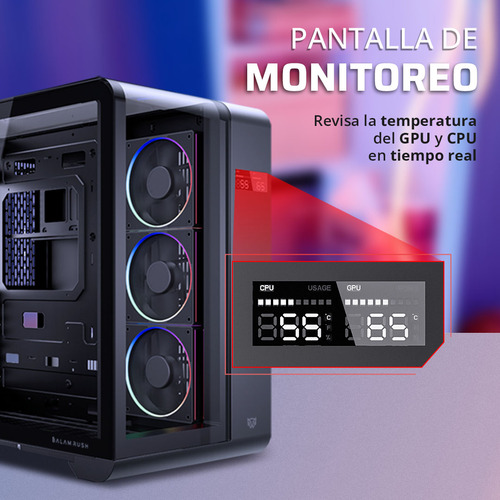 Gabinete Gamer Media Torre Tank Expert Curve 7400 Legend