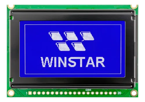 Display Lcd Grafico 12864 Azul 128x64 Arduino Winstar en venta en ...