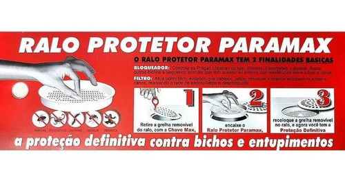 Ralo Protetor Paramax 10x10