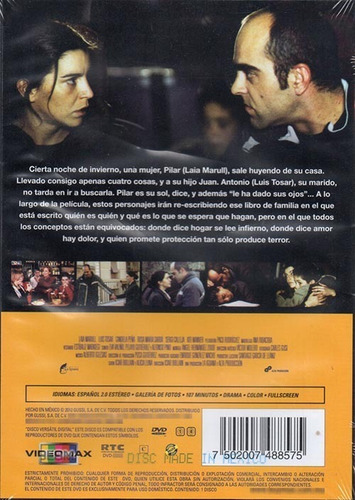 Te Doy Mis Ojos Laia Marull / Luis Tosar Película Dvd