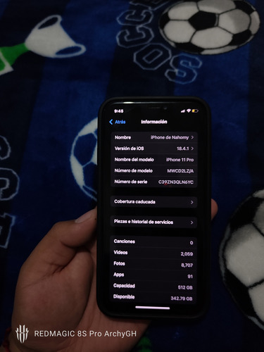 Iphone 11 Pro 512 Gb No Funciona Face Id Verde Oscuro (Usado)