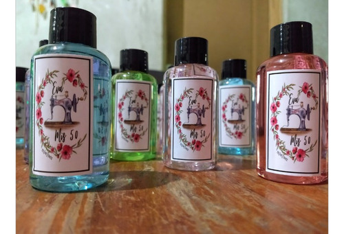 20 Difusores Aromáticos, Personalizados Con Sticker