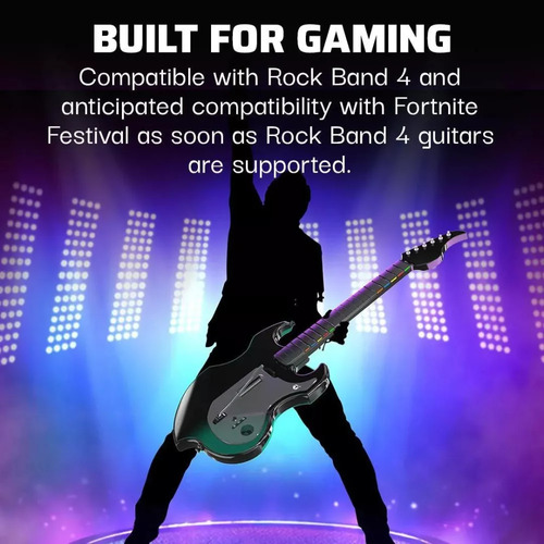 Guitarra S/ Fio Rock Band Pdp Riffmaster Xbox One, X|s, Pc