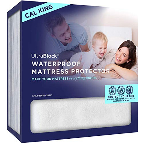 Protector De Colchón Impermeable Ultrablock - California Kin