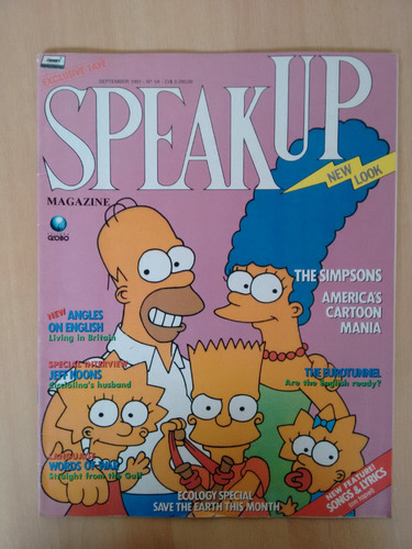 Revista Speak Up 54 The Simpsons Editora Globo 2287