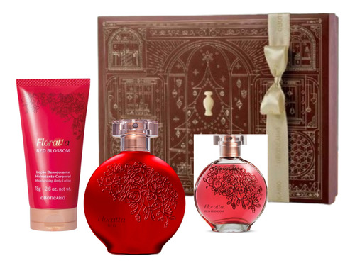Kit Presente Natal Floratta Red (3 Itens)