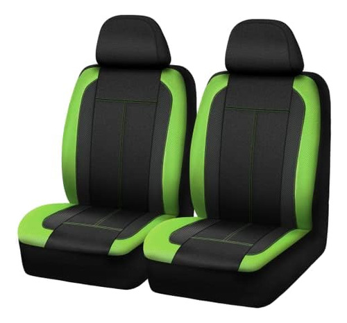 Low Back Front Car Seat Covers - Sports Carbon Fiber Me...