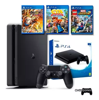 Sony Playstation 4 Slim 1tb + Pack De Juegos