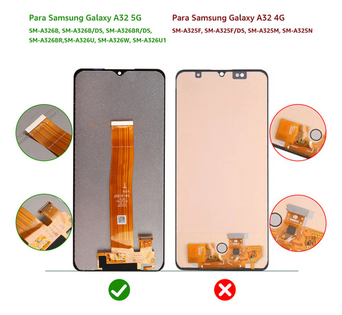 Pantalla Compatible Display Samsung A32 5g A326b