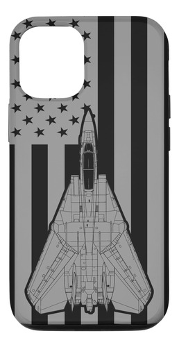 iPhone 12/12 Pro F-14 Tomcat American Flag B08ngp6vbm_300324