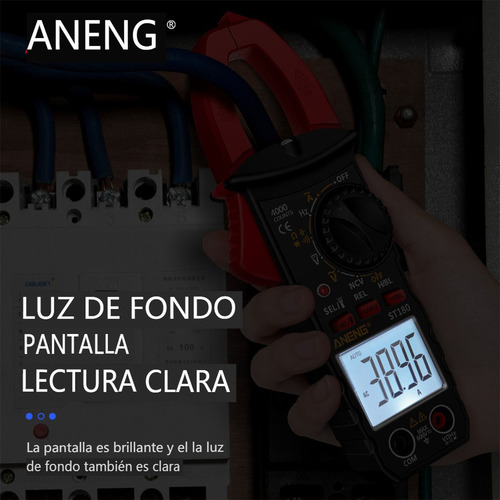 De Aneng Digital Pinza Medidor Multímetro Capacitancia 4000