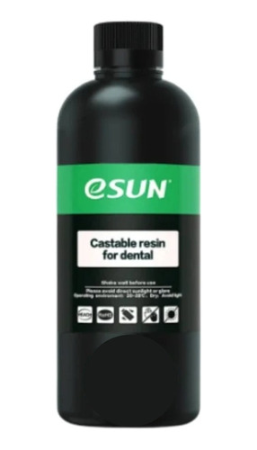 Resina Castable Dental Esun Impresoras 3d 1000g Verde