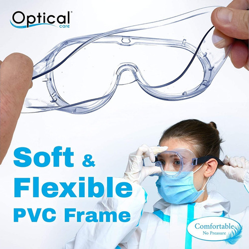 Imagen 2 de 7 de Lentes De Seguridad Proteccion Transparente Trabajo
